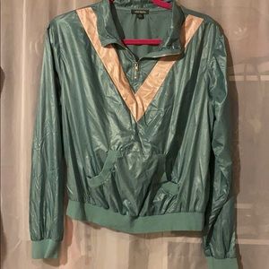 Wild Fable Retro Style Crop Wind Breaker